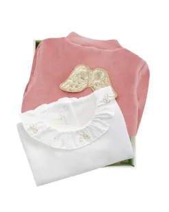Angel Wing Halo Gift Set - Dusty Pink