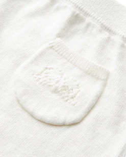 Angel Wing Knitted Trousers - Ivory