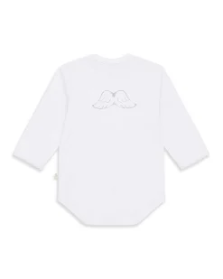 Angel Wing Organic Cotton 2 Piece Set - White