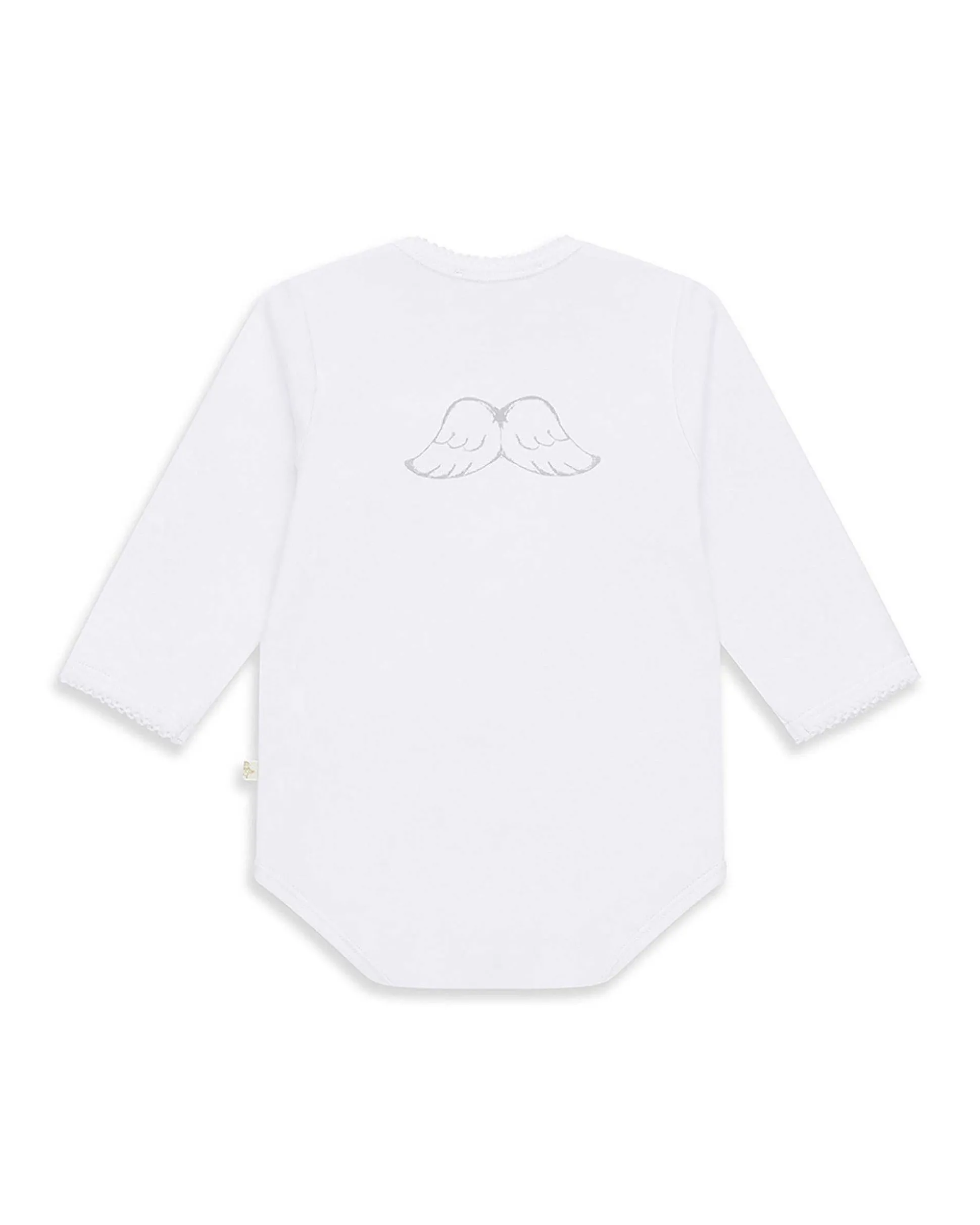 Angel Wing Organic Cotton 2 Piece Set - White