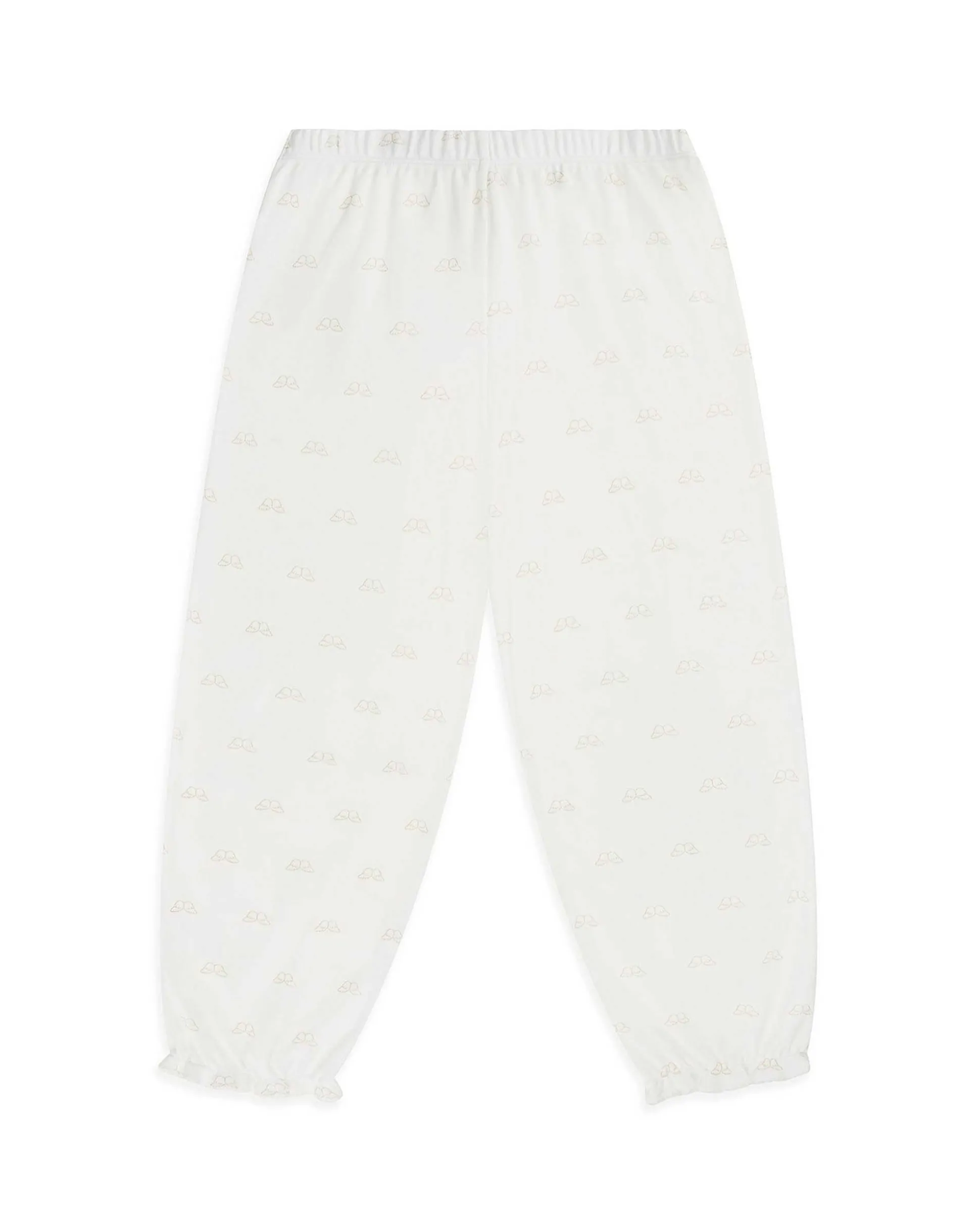 Angel Wing Print Pyjamas - Child Cream
