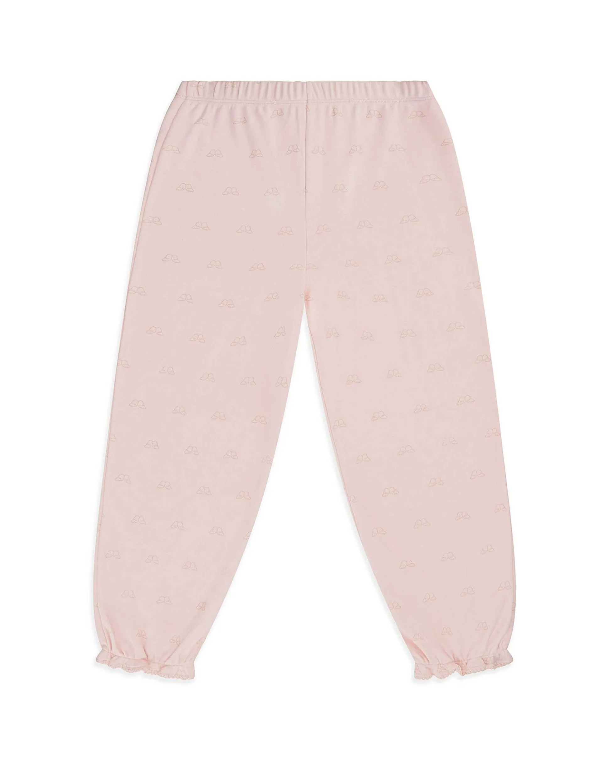 Angel Wing Print Pyjamas - Child Pink