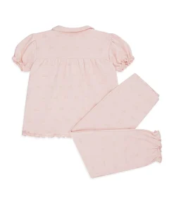 Angel Wing Print Pyjamas - Child Pink
