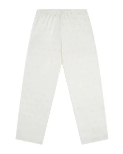 Angel Wing Print Pyjamas - Adult Cream