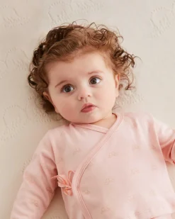 Angel Wing Print Wrap Set - Pink