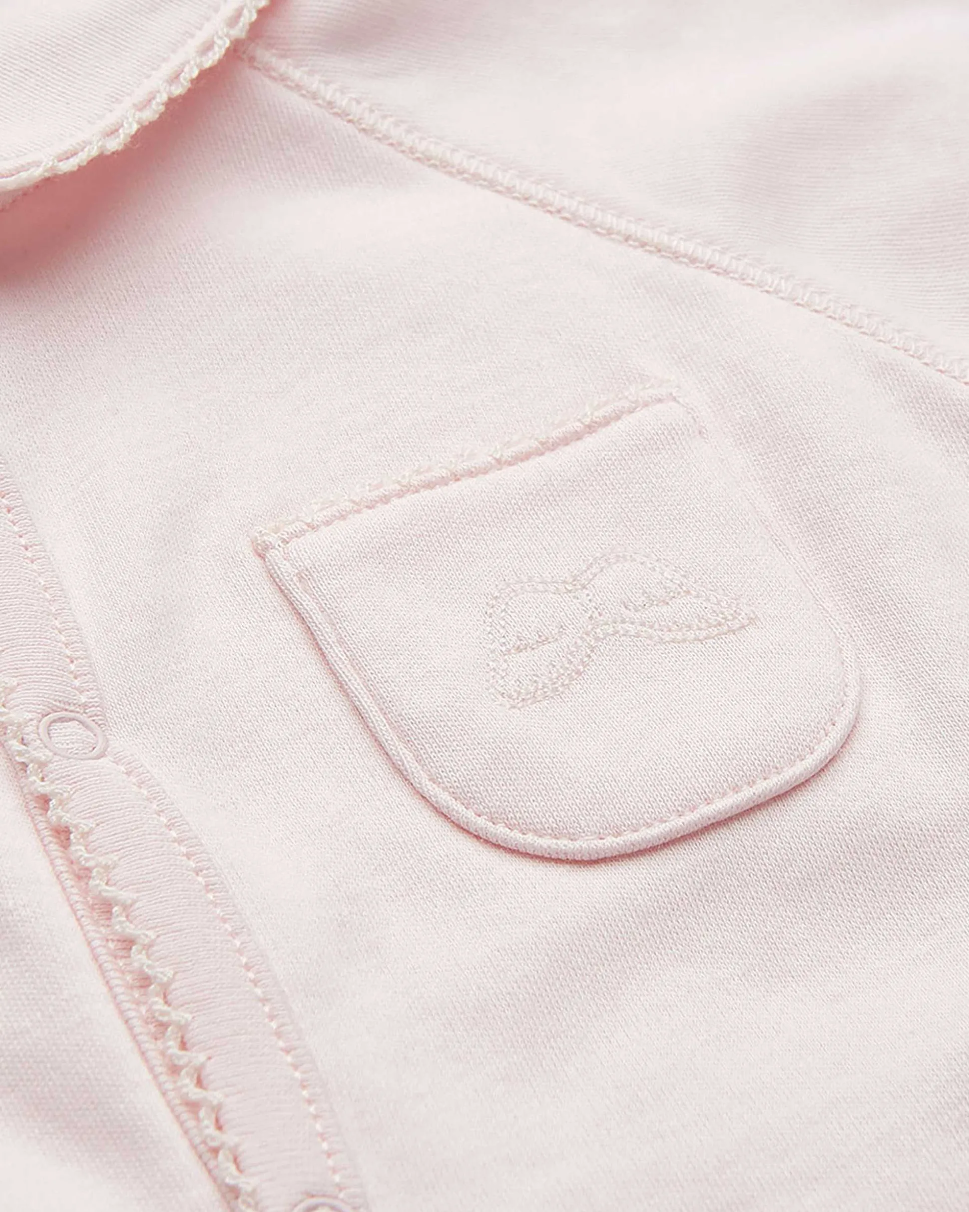 Angel Wing Sleepsuit With Mittens - Pink