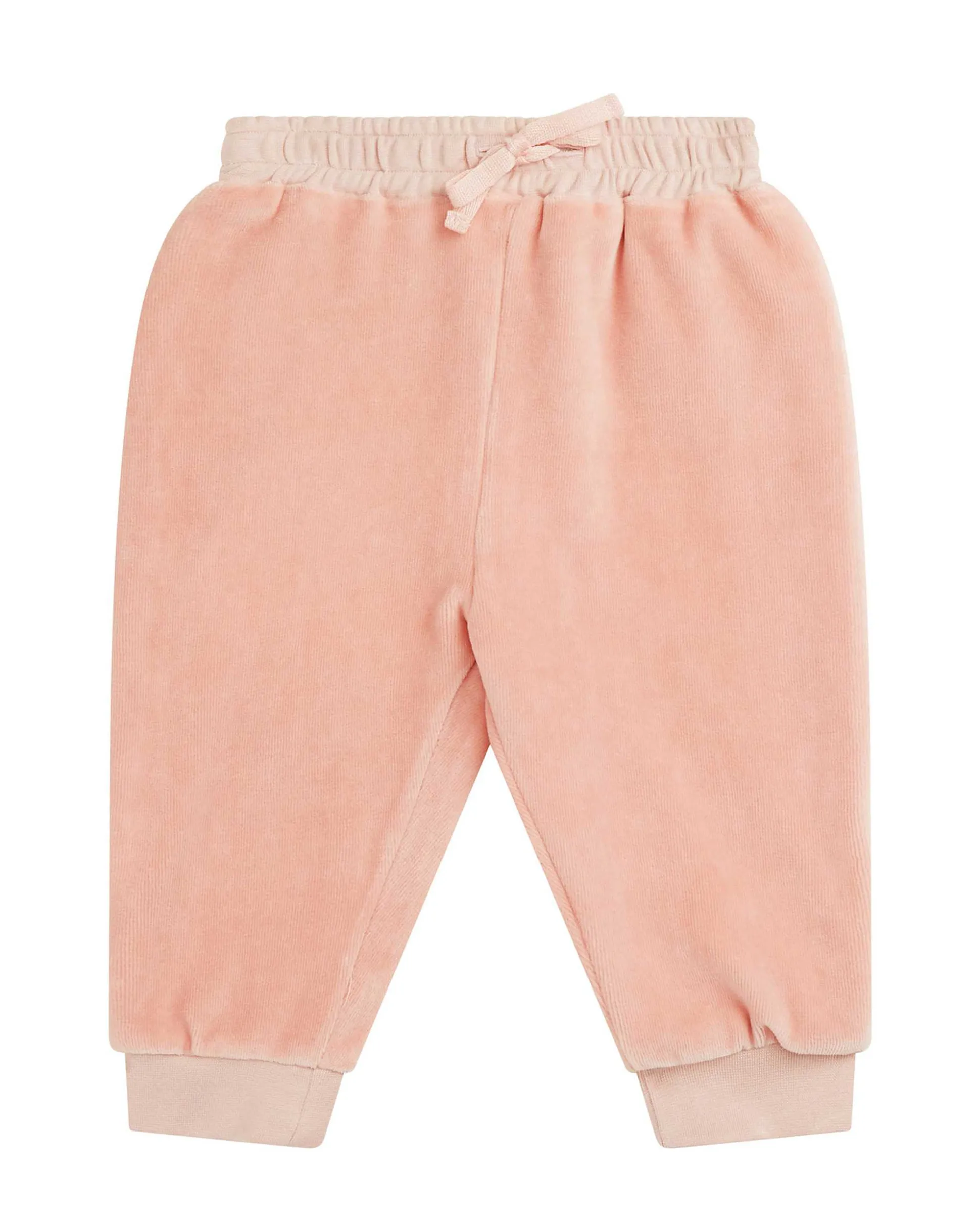 Angel Wing Velour Loungewear Set Baby Dusty Pink
