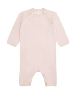 Ariel Angel Wing Cashmere Romper - Pink