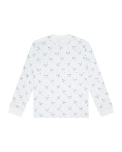 Bear Print Fitted Pyjamas - Adult