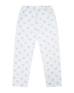 Bear Print Fitted Pyjamas - Adult