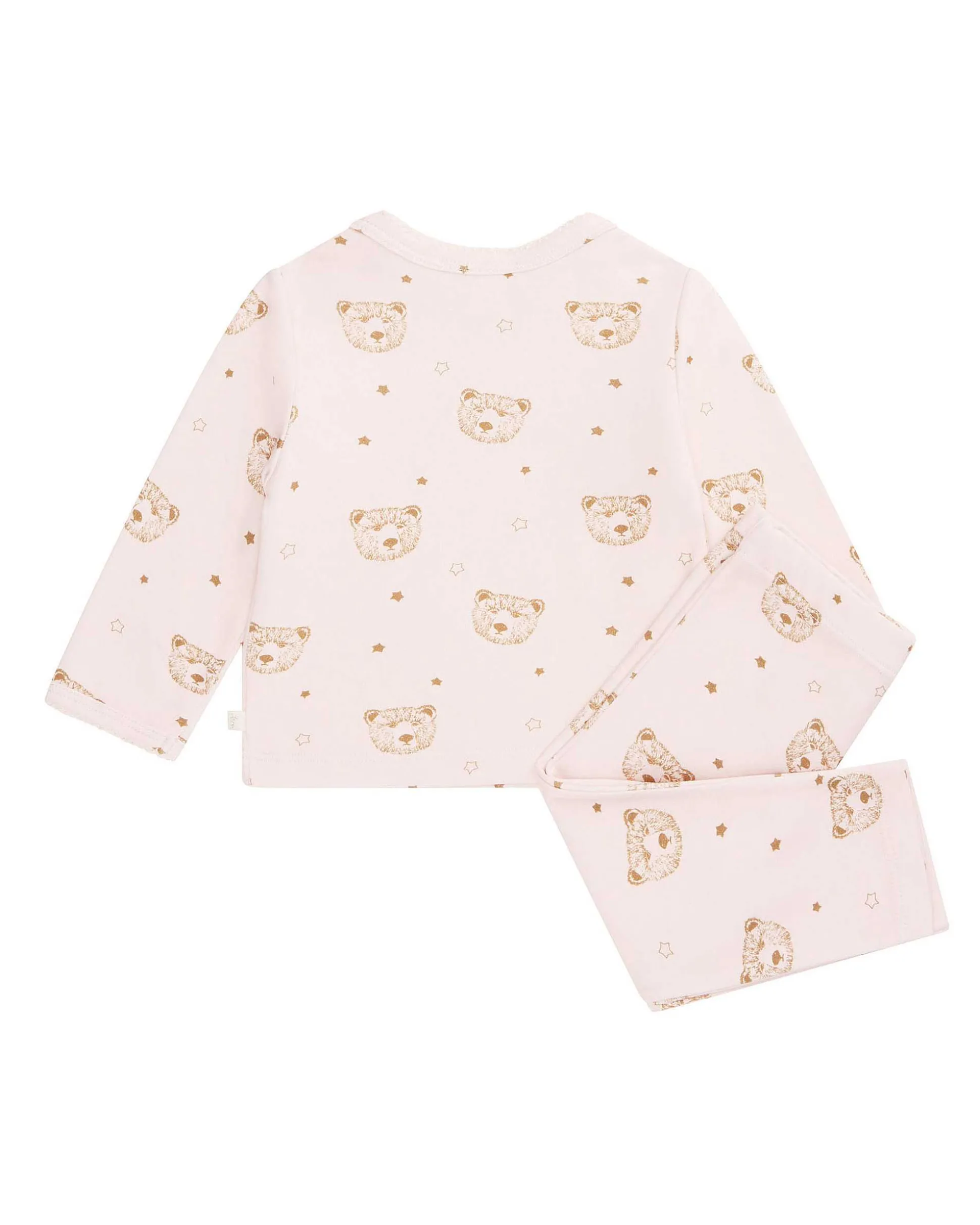 Bear Two Piece Set - Baby Pink