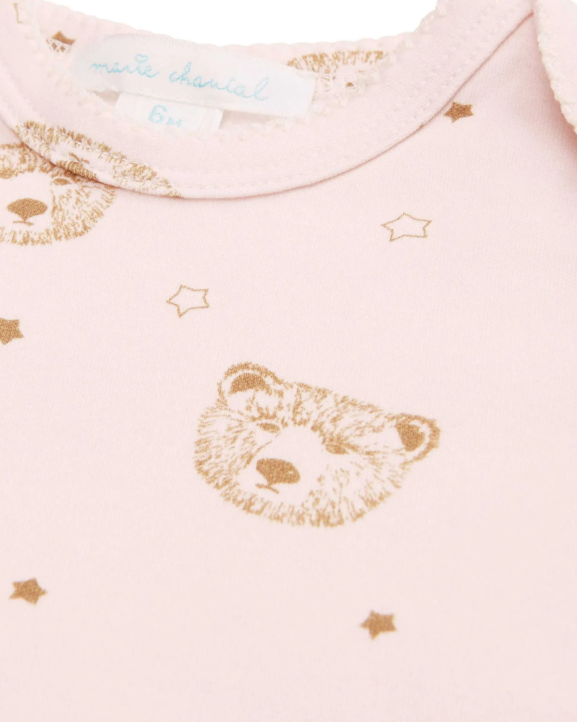 Bear Two Piece Set - Baby Pink