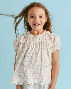 Bloom Wind Ditsy Pyjamas - Child Pink