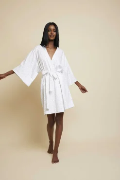 Bloom Wind Kimono Robe - Adult Pink