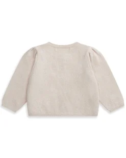 Cashmere Sparkle Cardigan - Baby Blush