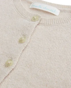 Cashmere Sparkle Cardigan - Baby Blush