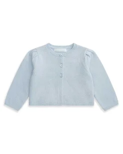 Cashmere Sparkle Cardigan - Baby Pale Blue