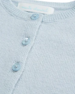 Cashmere Sparkle Cardigan - Baby Pale Blue