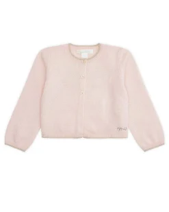 Cassiel Angel Wing Cashmere Cardigan - Pink