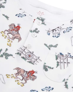 Cowboy Pyjamas - Child Cream