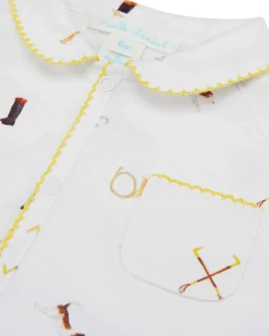 Equestrian Organic Cotton Sleepsuit