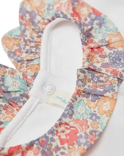 Floral Ruffle Collar Onesie