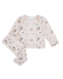 Kitten'S Tea Party 2 Piece Set - Baby Pink