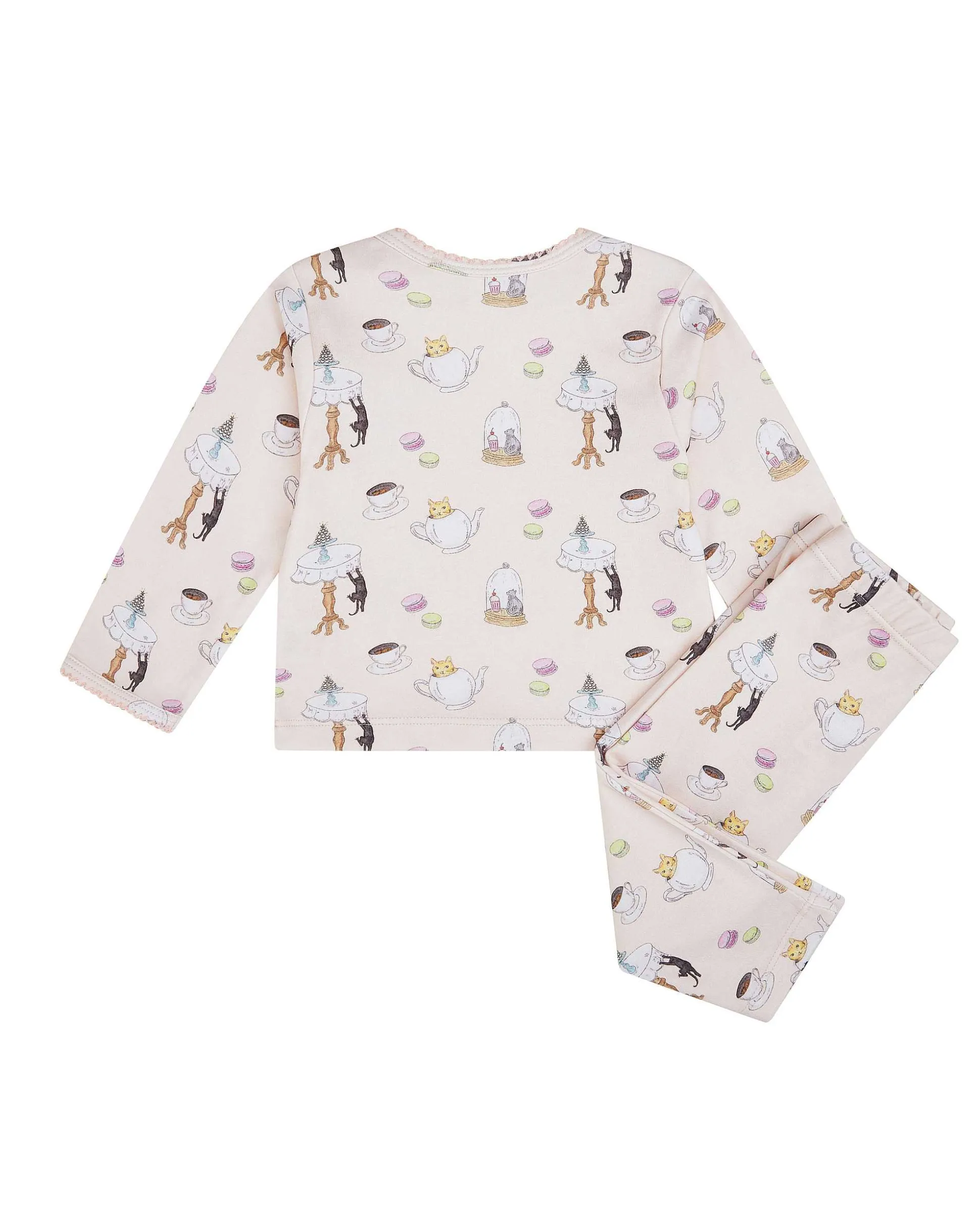 Kitten'S Tea Party 2 Piece Set - Baby Pink