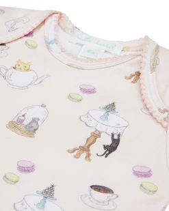 Kitten'S Tea Party 2 Piece Set - Baby Pink