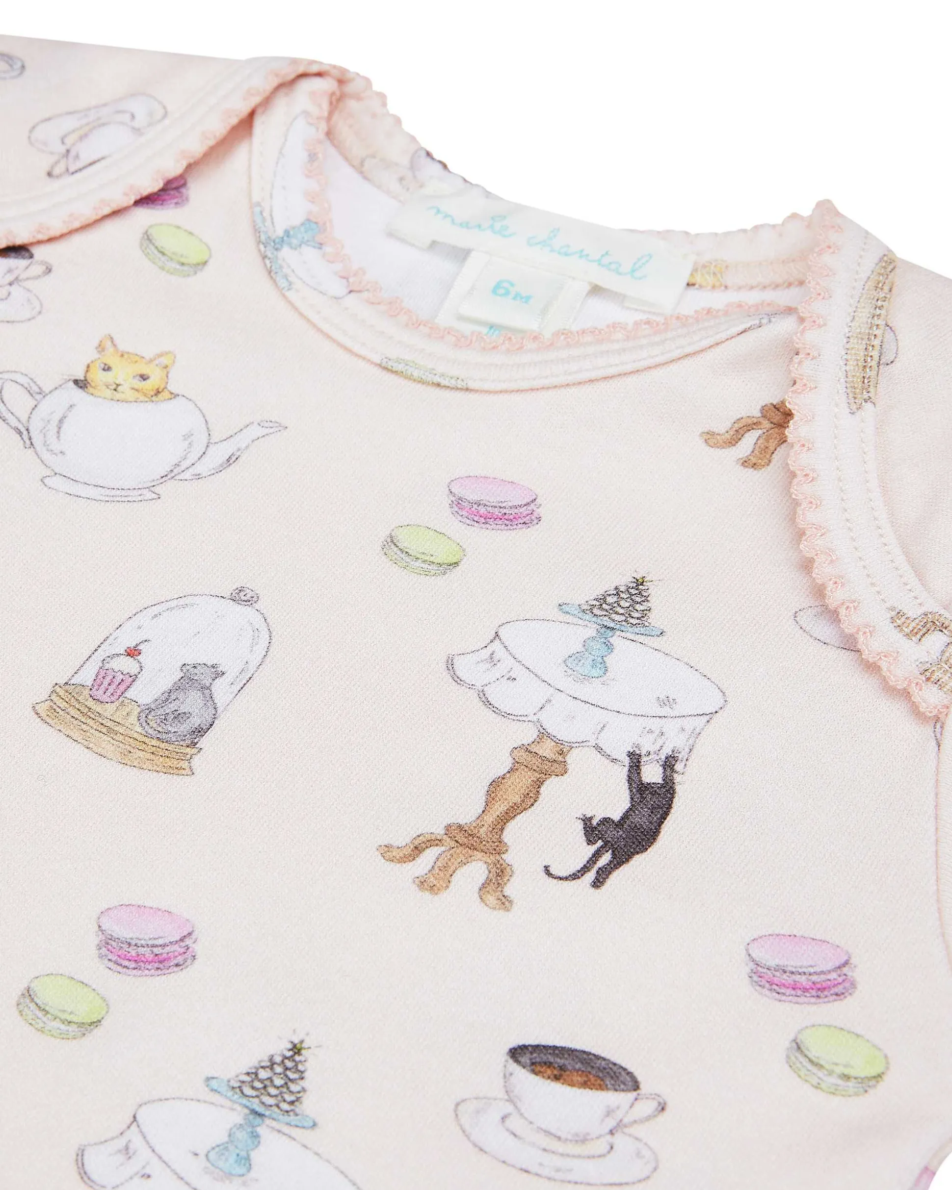 Kitten'S Tea Party 2 Piece Set - Baby Pink