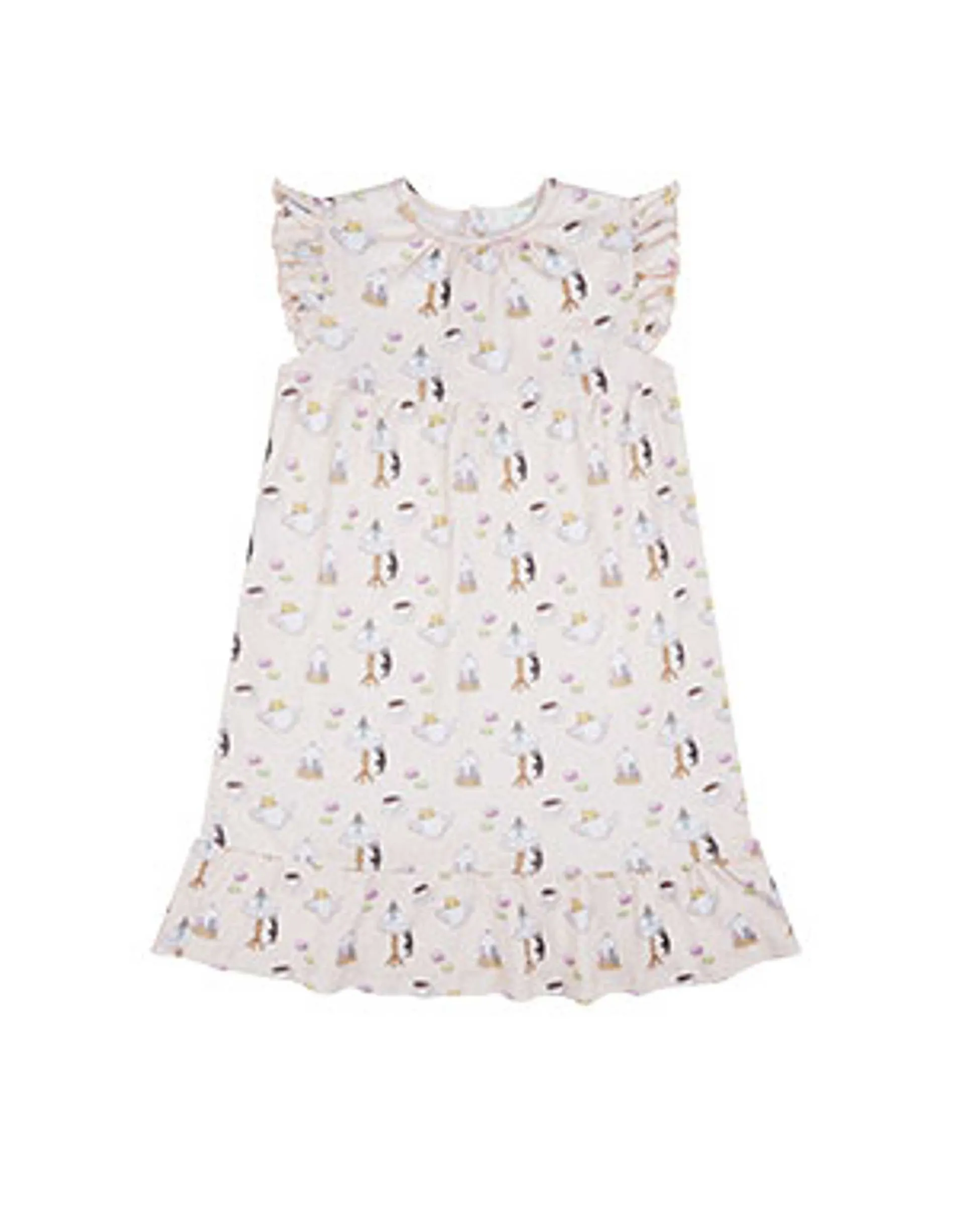 Kitten'S Tea Party Nightgown - Child Pink