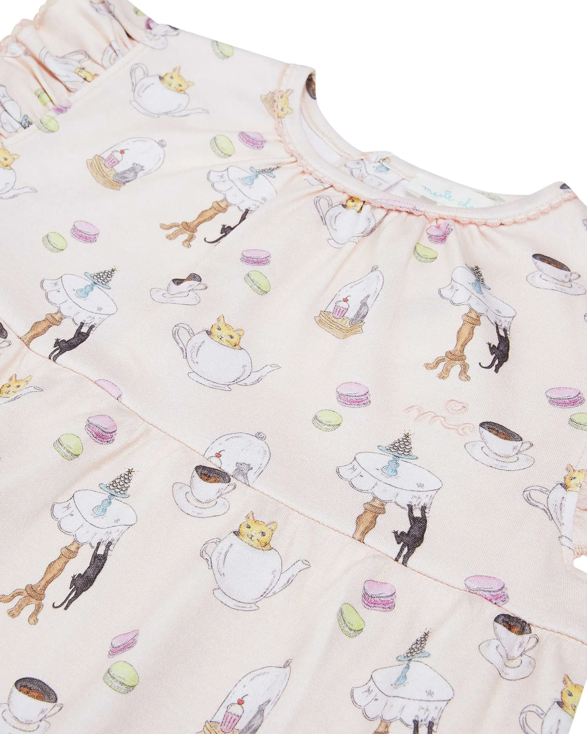 Kitten'S Tea Party Nightgown - Child Pink