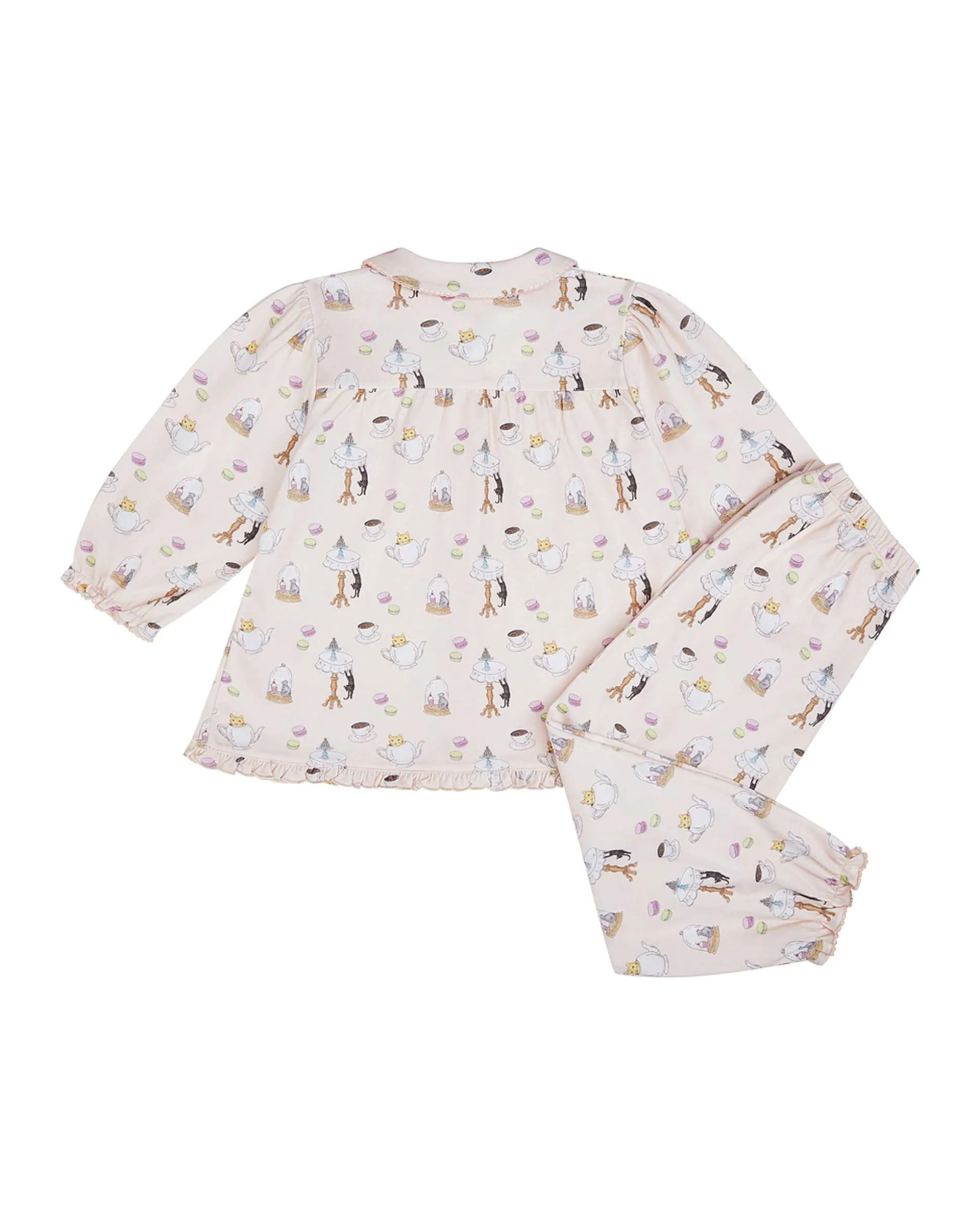 Kitten'S Tea Party Pyjamas - Child Pink