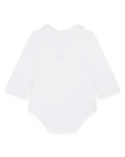 Little Bear Embroidered Collar Onesie