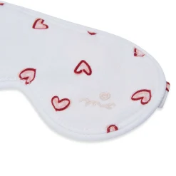 Love Heart Eye Mask - Adult White