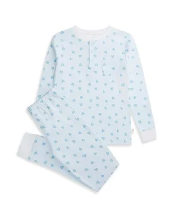Love Heart Pyjama - Child Blue