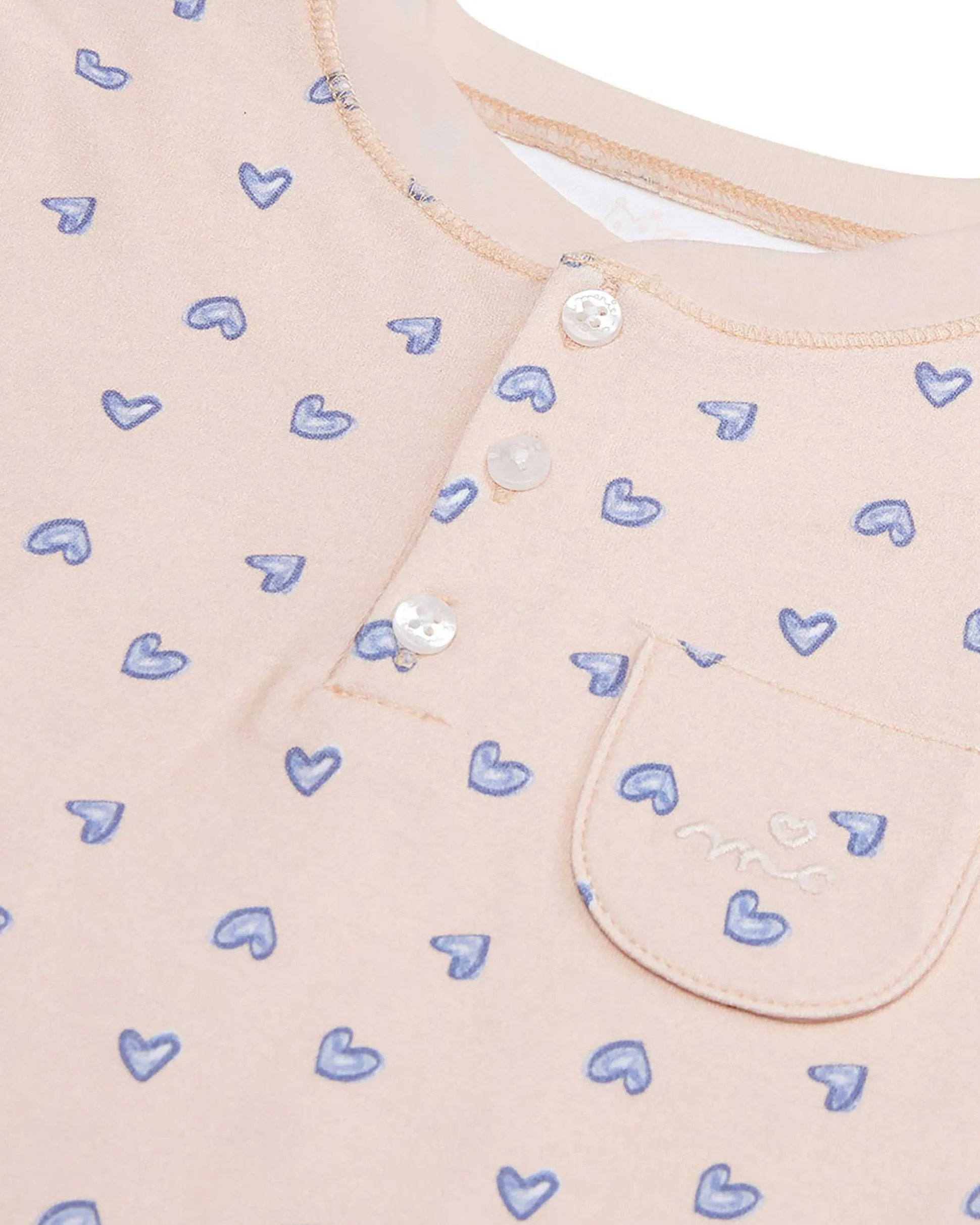 Love Heart Pyjamas - Child Pink