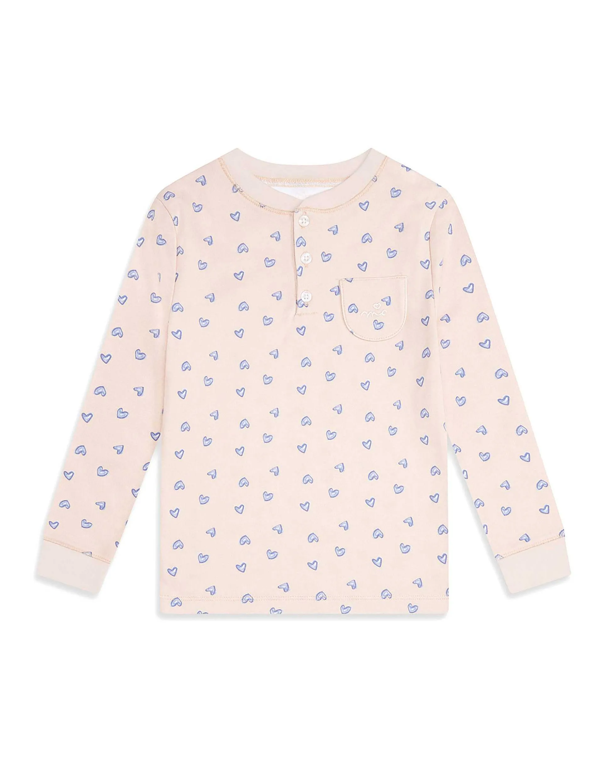 Love Heart Pyjamas - Child Pink