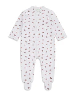 Love Heart Sleepsuit - White