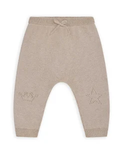 Pointelle Crawler Set - Crown Biscuit