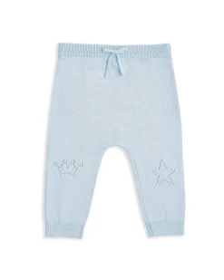 Pointelle Crawler Set - Crown Blue