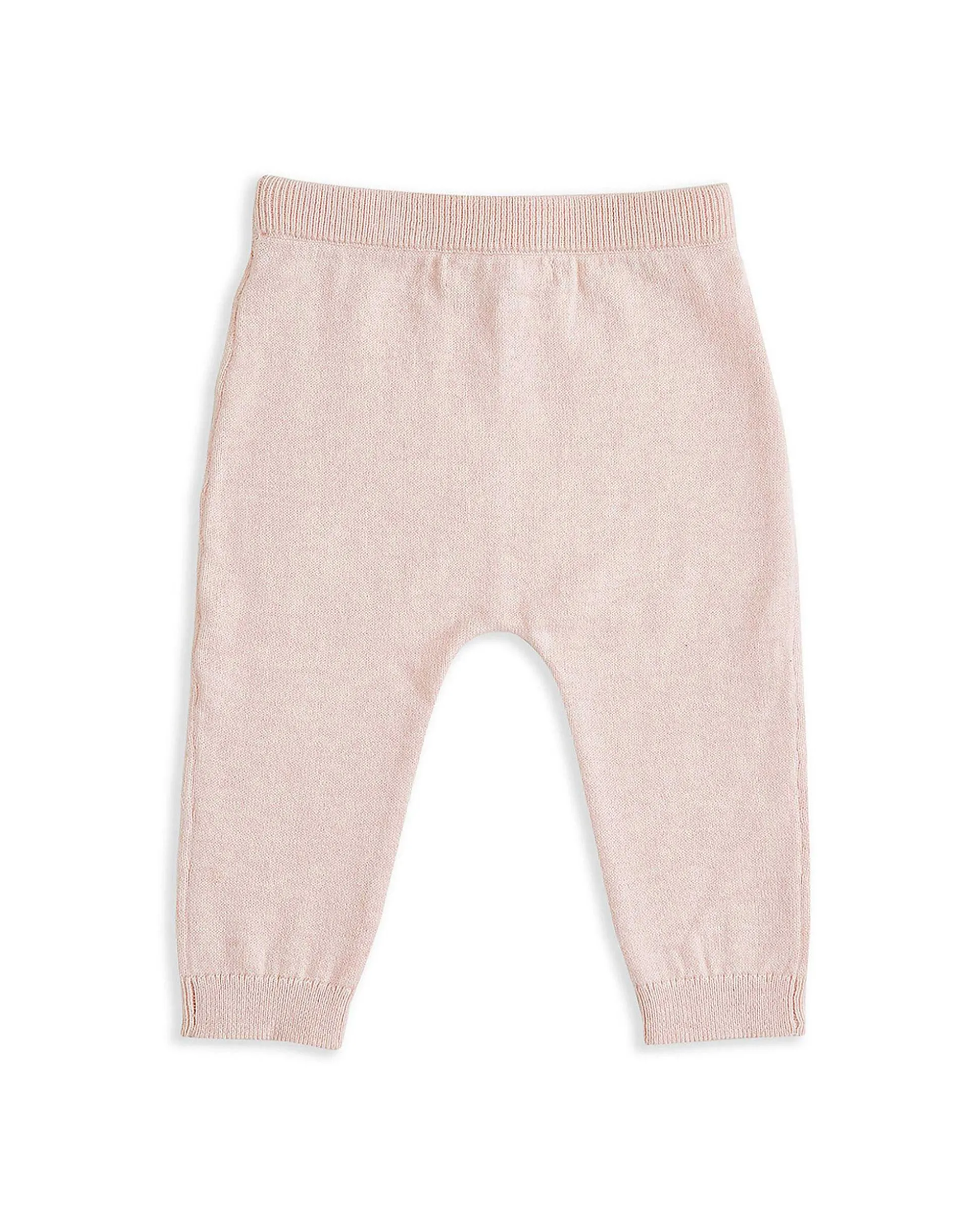 Pointelle Crawler Set - Heart Pink