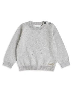 Pointelle Crawler Set - Star Grey