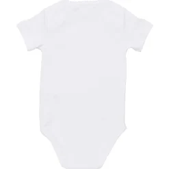 Set Of 7 Picot Onesies - Pink