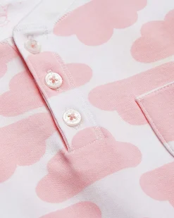 Star & Crown And Cloud Pyjamas - Pink