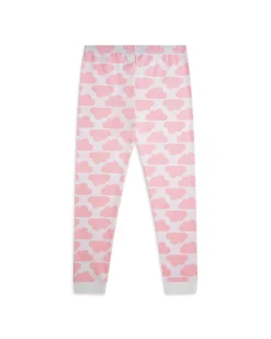 Star & Crown And Cloud Pyjamas - Pink