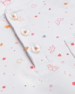 Star & Crown And Cloud Pyjamas - Pink