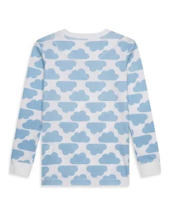 Star & Crown And Cloud Pyjamas - Blue