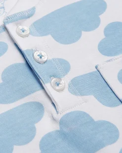 Star & Crown And Cloud Pyjamas - Blue