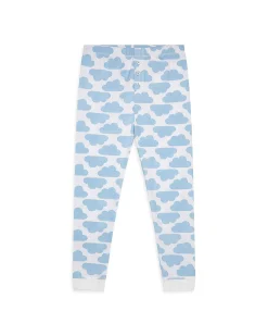Star & Crown And Cloud Pyjamas - Blue